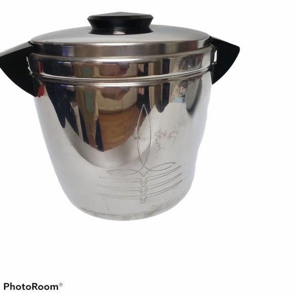 Vintage Stanley Stainless Steel Ice Bucket & Lid - Picture 2 of 2